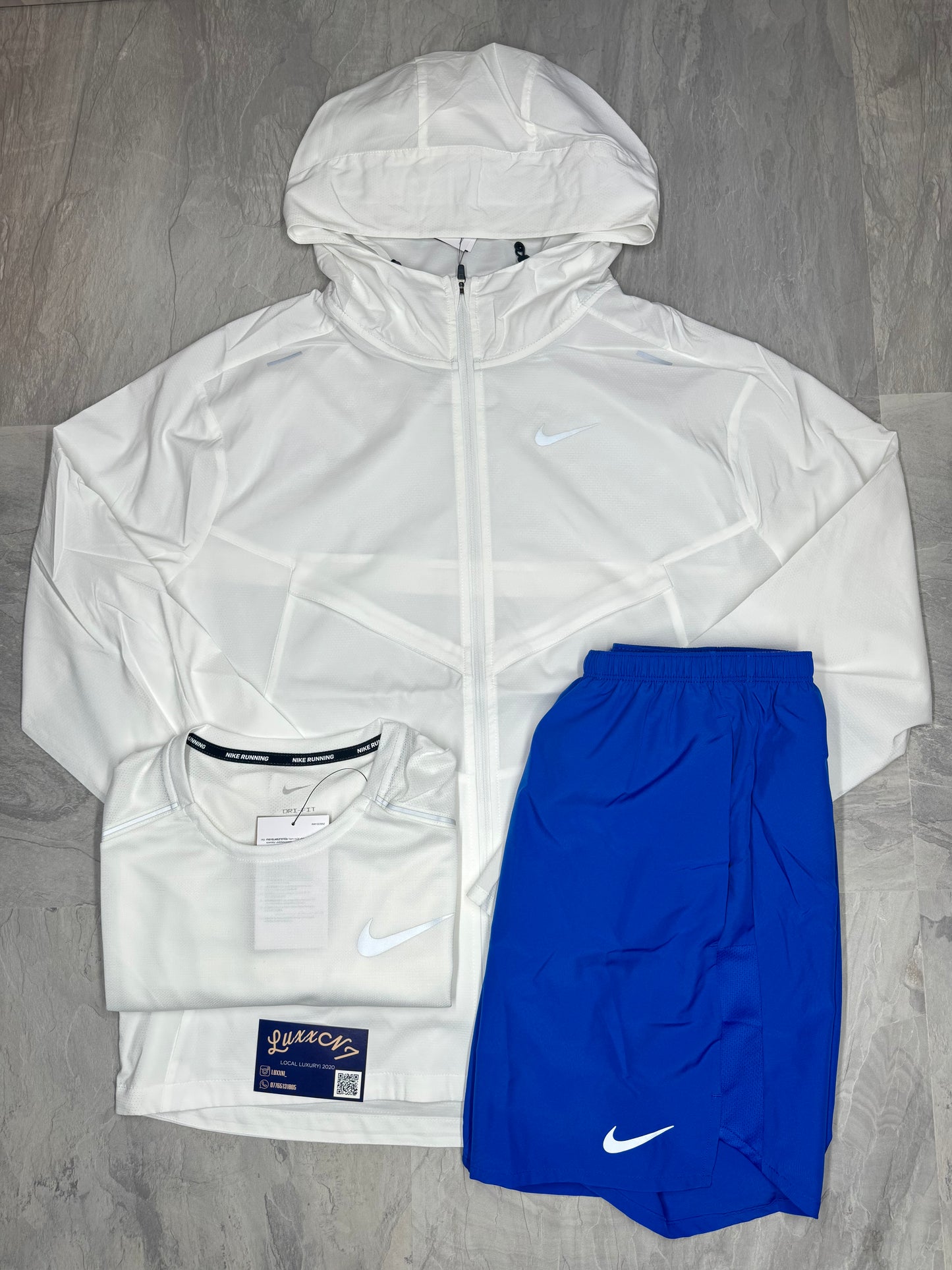 Nike Dry-Fit Jacket/Tee/Shorts Set