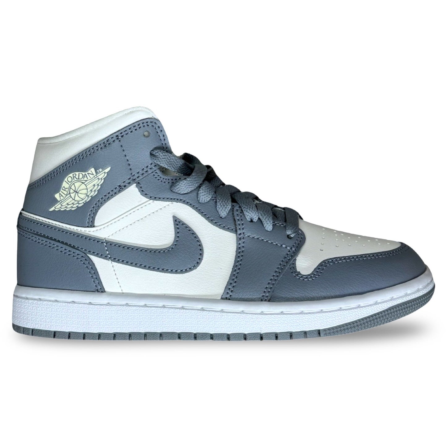 Jordan 1 Mid Stealth Grey UK4