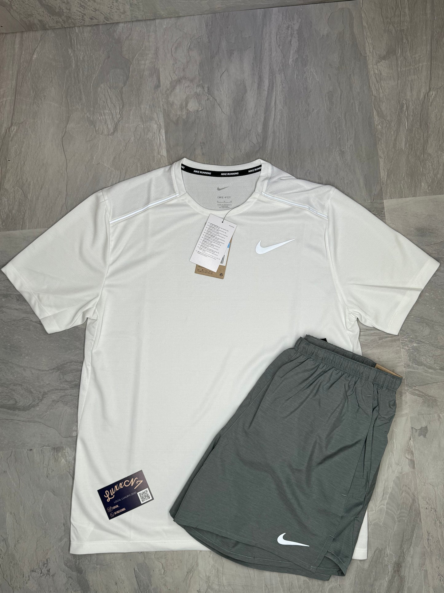 Nike Miler Set White