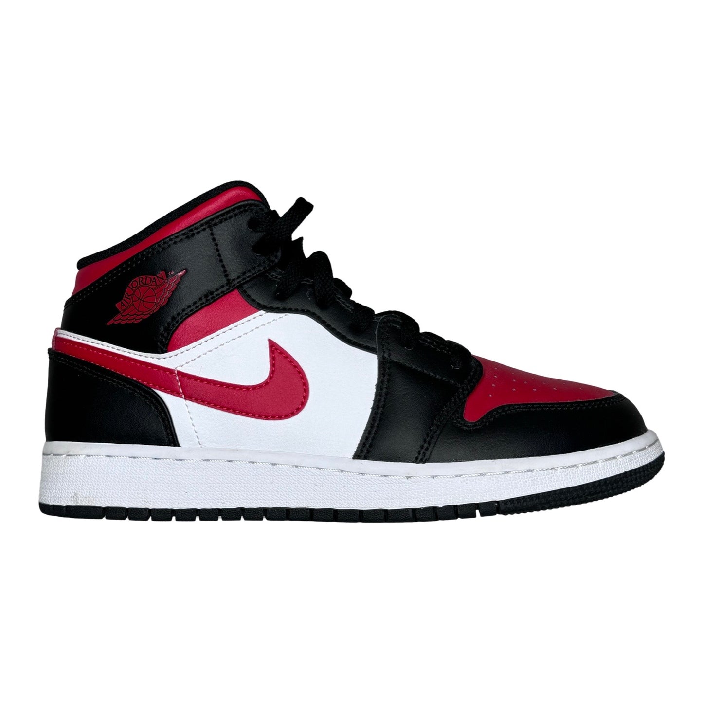 Jordan 1 Mid Fire Red UK5